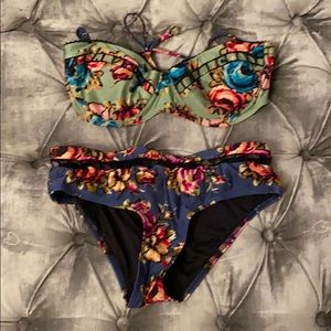Zimmermann bathing suit, floral design